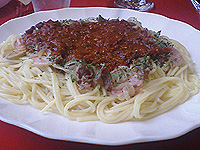 スパゲティハウス ビーフ・ベーコンのミートソース