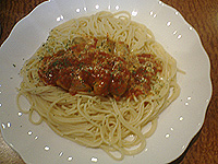 スパゲティハウス 生ソーセージトマトスパゲティ